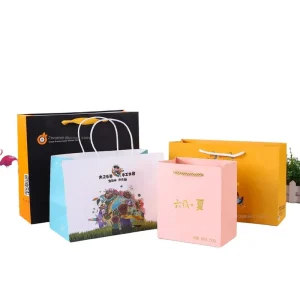 Custom Shopping Paper Bag With Logo-1