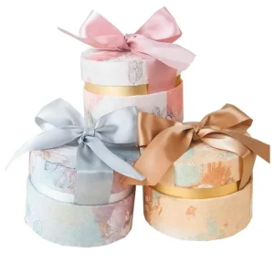 Round Cylinder Paper Box For Flower-1