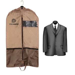 Garment Bag With Logo and Clear Window